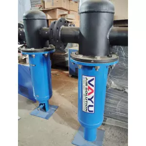 2000 CFM Industrial Air Line Filter Installed In Factory