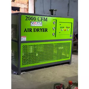 2000 CFM Refrigerated Air Dryer Installed In Industrial Setup
