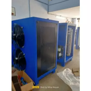 220 HP Screw Air Compressor Installed In An Industrial Facility