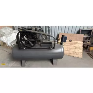 Photo Of A 3 HP Piston Air Compressor Unit Used In Industrial Applications
