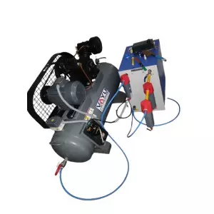 Piston Air Compressor Machine Used In Industrial Settings