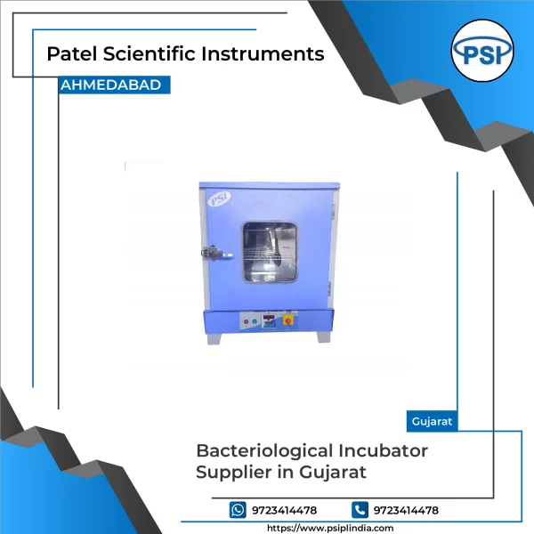 Bacteriological Incubator Showing Temperature Controls And Sealed Door