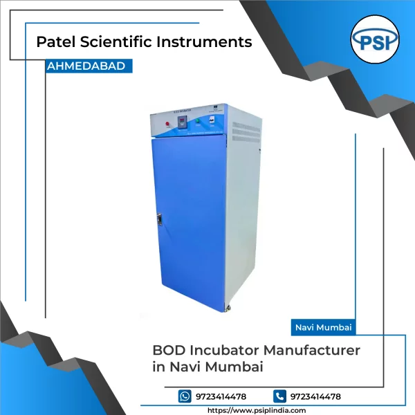 BOD Incubator Unit Showing Internal Shelves With Controlled Temperature Setting