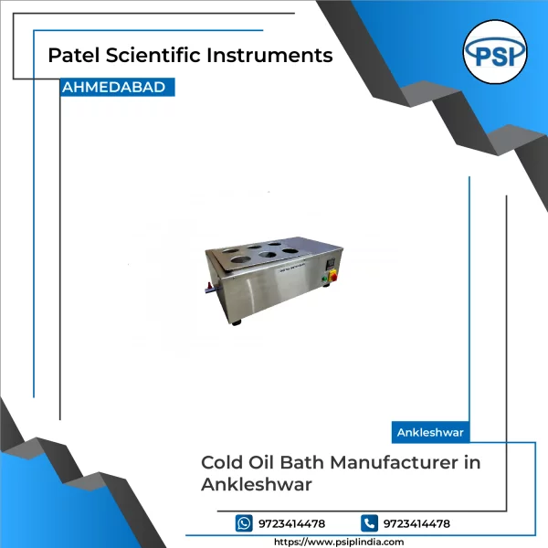 Cold Oil Bath Equipment Showing Temperature Control Panel