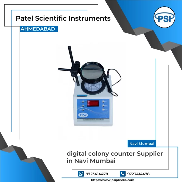 Digital Colony Counter Instrument Used In Laboratory For Bacteria Counting