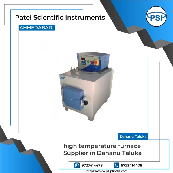 High Temperature Furnace Unit Used In Laboratory Setting Showing Digital Control Panel