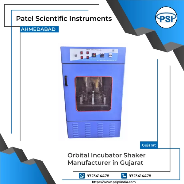 Orbital Incubator Shaker Showing Shaking Platform And Control Panel