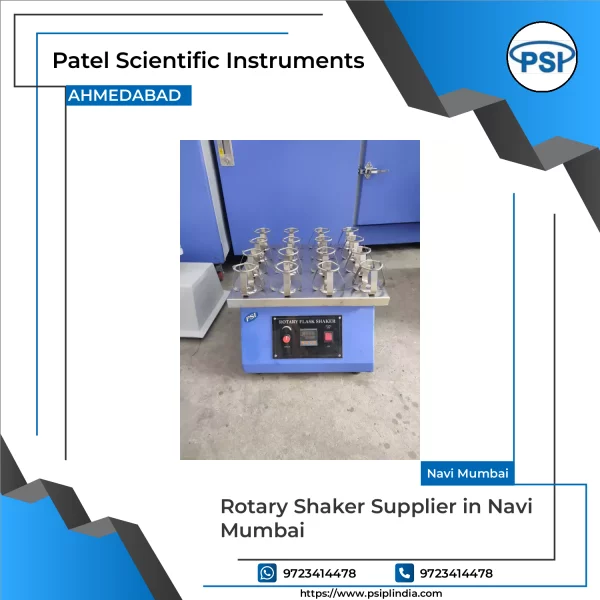 Rotary Shaker Machine Used In Laboratories For Sample Mixing