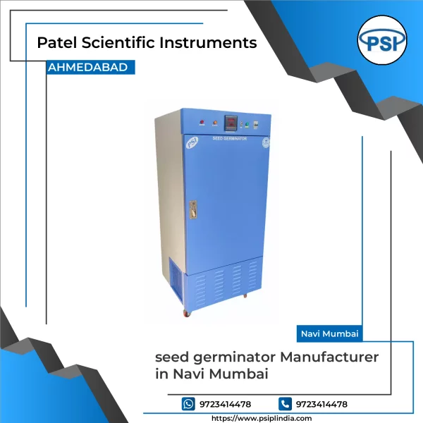 Seed Germinator Machine Showing Trays With Sprouting Seeds Inside Controlled Environment