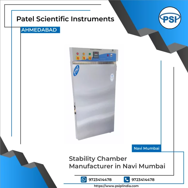 Laboratory Stability Chamber Showing Temperature Control Panel