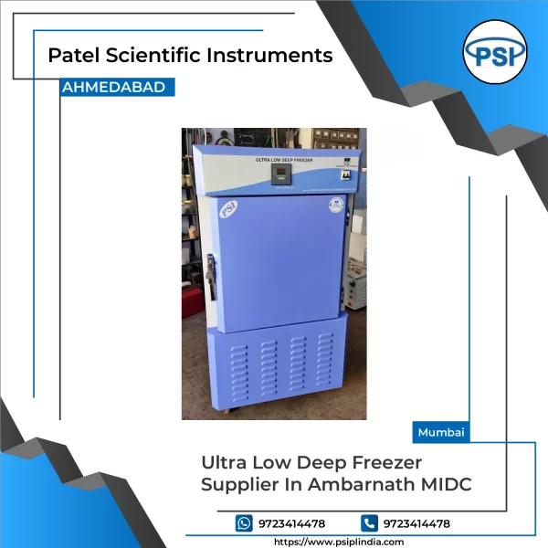 Ultra Low Deep Freezer Supplier In Ambarnath MIDC