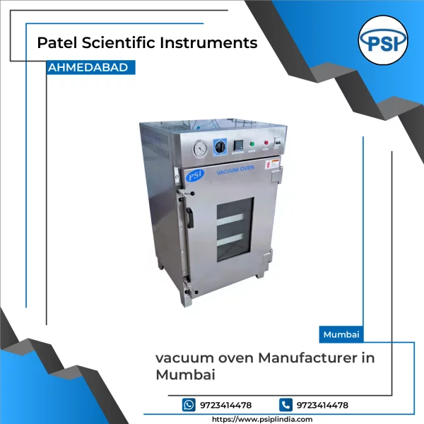 Industrial Vacuum Oven Showing Stainless Steel Chamber With Digital Control Panel