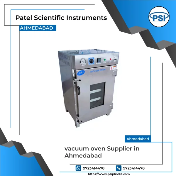 Vacuum Oven With Digital Controls Used In Scientific Laboratory