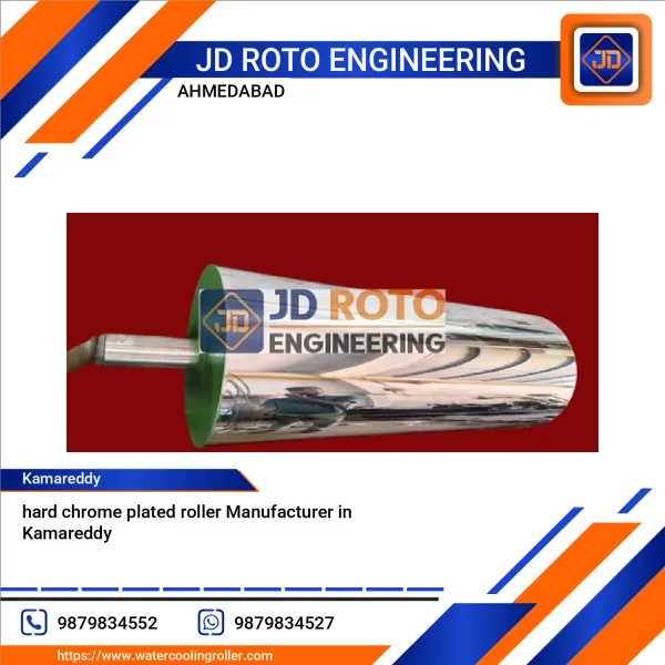 Hard Chrome Plated Roller Used In Industrial Conveyor System