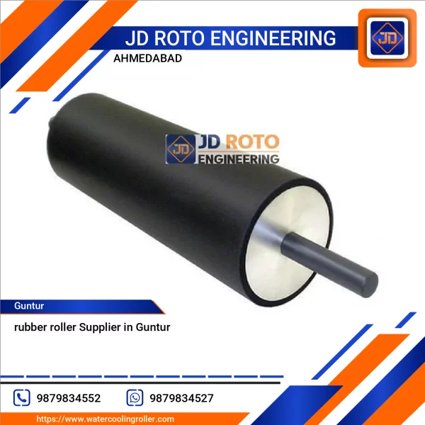 Rubber Roller Used In Industrial Conveyor System
