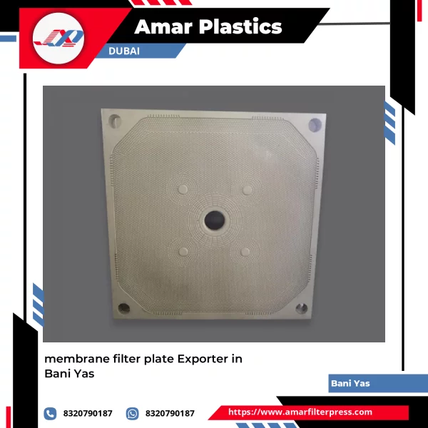 Membrane Filter Plate Used In Industrial Filtration System