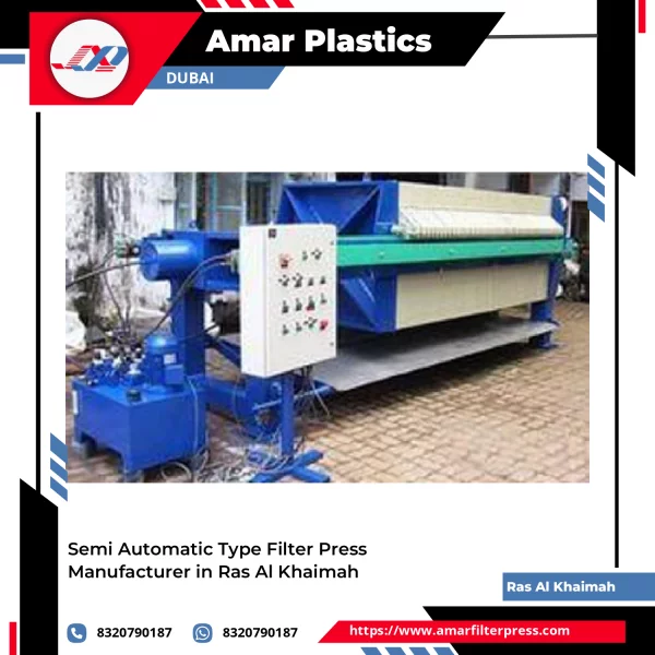 Semi Automatic Type Filter Press Machine For Industrial Filtration