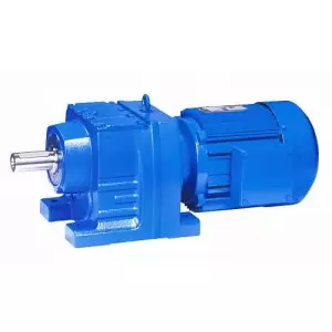 Close-up Of Crane Duty Gearbox Showing Gears And Housing