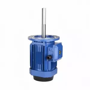 Three Phase AC Motor Installed In Industrial Plant