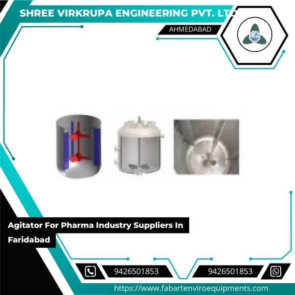 Agitator For Pharma Industry Suppliers In Faridabad