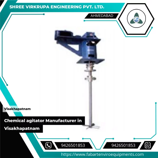 Chemical Agitator Machinery Used In Industrial Mixing Applications