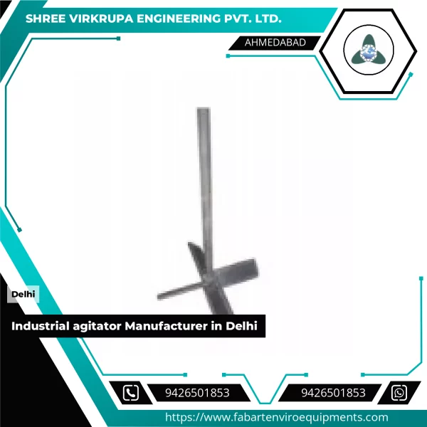Industrial Agitator Equipment Designed For Smooth Deceleration Control Used In Chemical And Wastewater Treatment Processes
