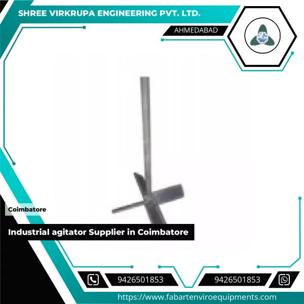 Industrial Agitator Machine Installed In Factory Setting