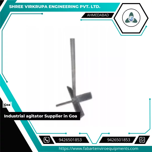 Industrial Agitator Machine Installed In An Industrial Facility Showing Mechanical Components