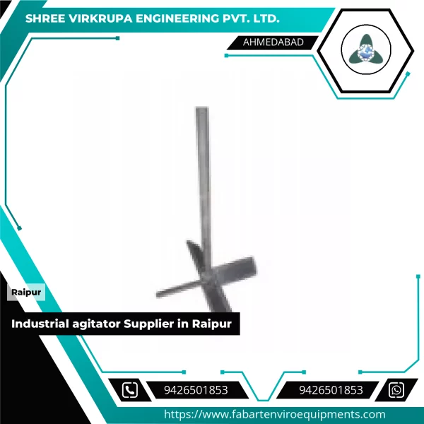 Industrial Agitator Equipment Used In Process Mixing Applications