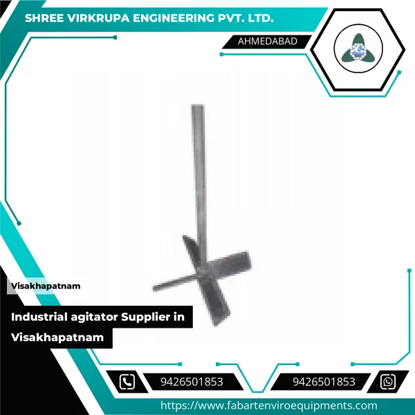 Industrial Agitator With Sanitary Seal Design Used In Mixing Tanks