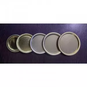 Composite Container Components Arranged For Inspection