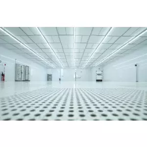 Contamination Free Clean Room Unit Showing Filtered Air Vents And Insulated Walls