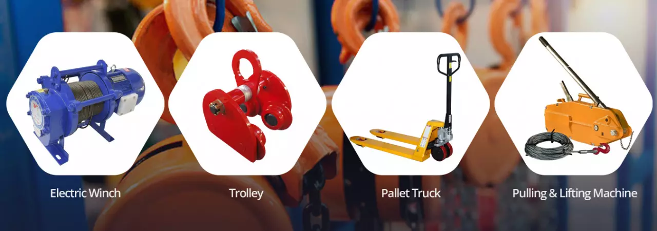 Electric winch and pallet truck manufacturer focused on delivering reliable and efficient lifting solutions for businesses.