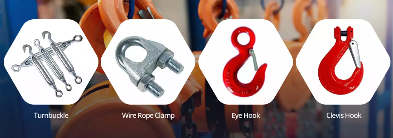 Manufacturer focused on producing hooks and wire rope clamps, ensuring safety and efficiency in lifting operations.